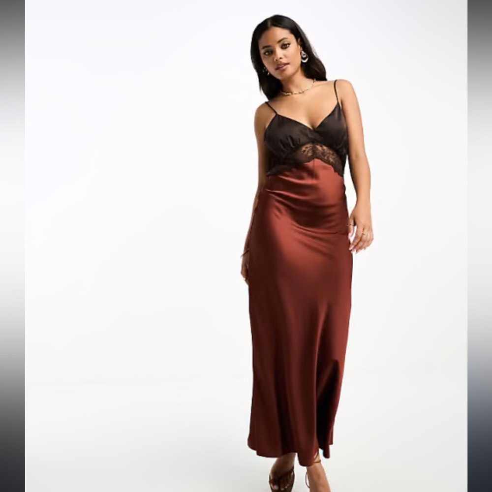 Abercrombie and Fitch Satin Slip Dress
